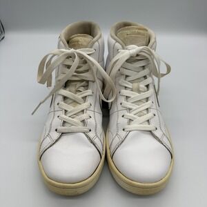 Nike Shoes‎ Womens Size 8 White Leather Mid Top Casual Sneakers CT1725-100